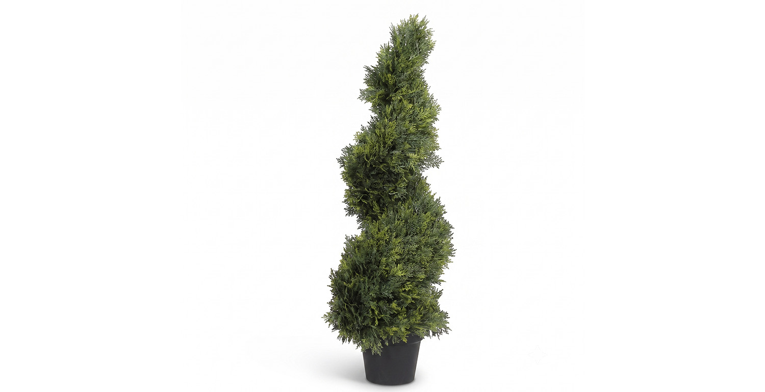 5Ft Spiral Artificial Cedar